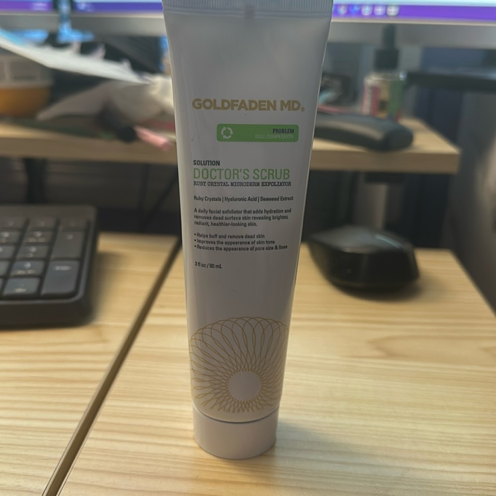 Dr. Goldfaden Doctor Scrub Ruby Crystal Microderm Exfoliator 90mL New